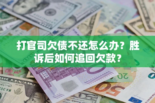 武汉打官司欠债不还怎么办？胜诉后如何追回欠款？