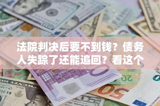 武汉法院判决后要不到钱？债务人失踪了还能追回？看这个方法！