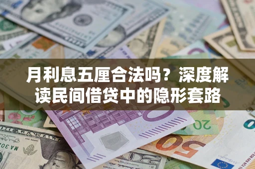 武汉月利息五厘合法吗？深度解读民间借贷中的隐形套路