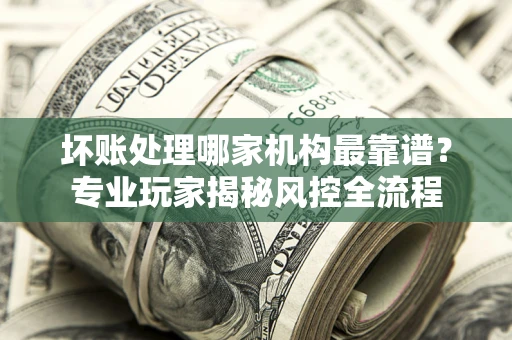 武汉坏账处理哪家机构最靠谱？专业玩家揭秘风控全流程