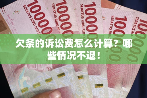 武汉欠条的诉讼费怎么计算?哪些情况不退! 武汉欠条的诉讼费怎么计算?哪些情况不退!