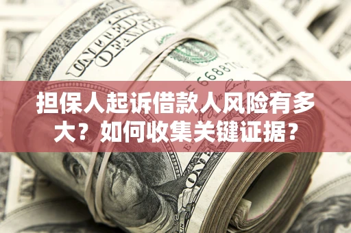 武汉担保人起诉借款人风险有多大？如何收集关键证据？