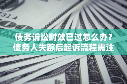 武汉债务诉讼时效已过怎么办？债务人失踪后起诉流程需注意什么？