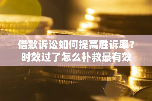 武汉借款诉讼如何提高胜诉率？时效过了怎么补救最有效