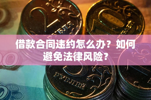 武汉借款合同违约怎么办？如何避免法律风险？